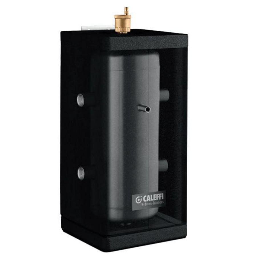 Wandbuffervat / open verdeler/evenwichtsfles 5485 rvs geisoleerd  inhoud 50ltr. aansl. 1.1/4"bi.dr. Caleffi