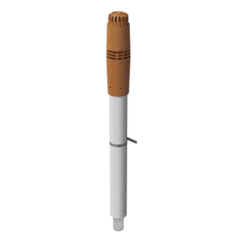 Rolux 5G HR dakdoorvoer 80/125 par l1570mm PP/KS terra Ubbink
