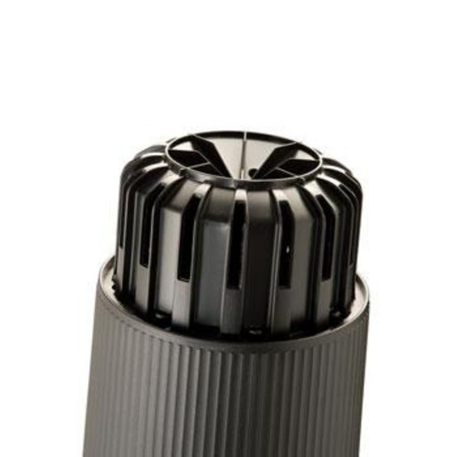 Rolux 5G combi HR dakdoorvoer 60/100 concentrisch l2100mm PP_KS + extra aansluiting Ø125 mm Ubbink