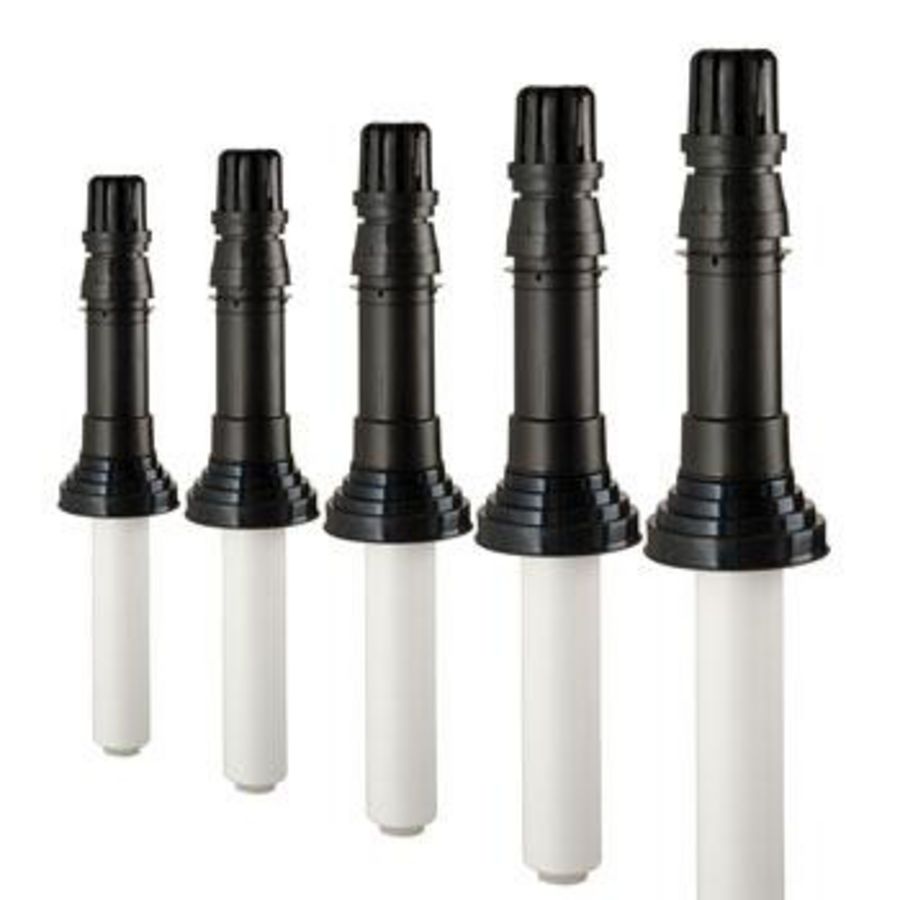 Dakdoorvoer ROLUX UNIVERSE HR concentrisch 60/100 zwart R131 incl. flexibele schaal  Ubbink