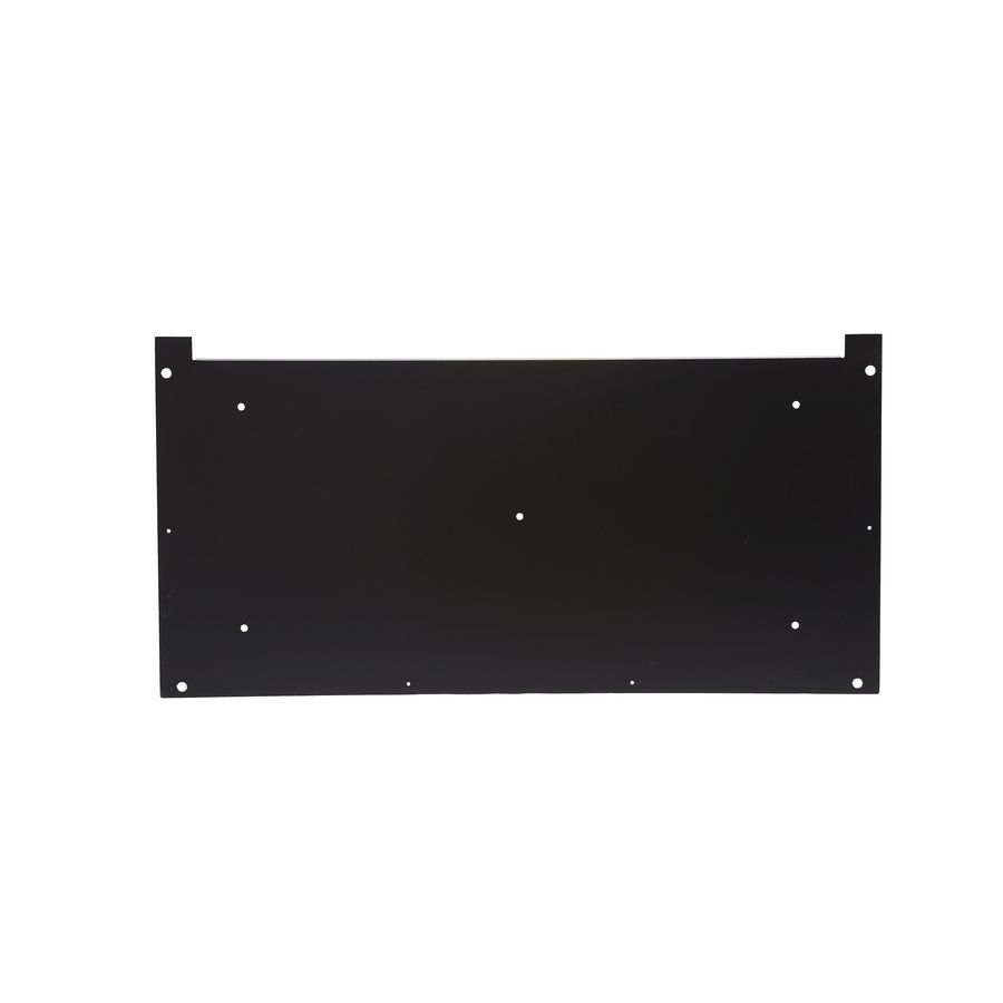Bodemplaat tbv basisunit omkasting Louvre zwart 100x50cm tbv hoogte plaatsing Qventi