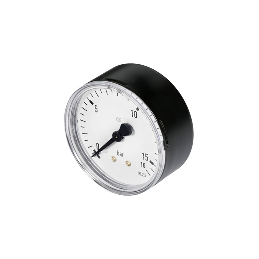 Manometer 1/4" voor D06F 63mm 0-16 bar Resideo