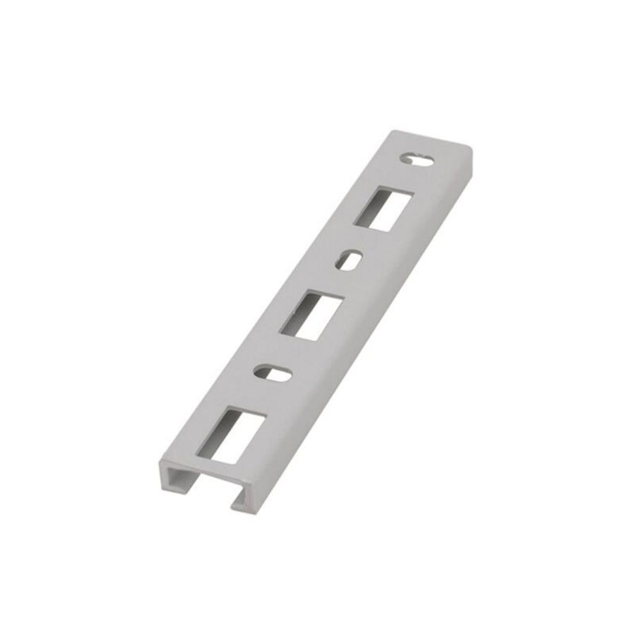 Montagerail Starquick PVC grijs lengte 1000mm Walraven