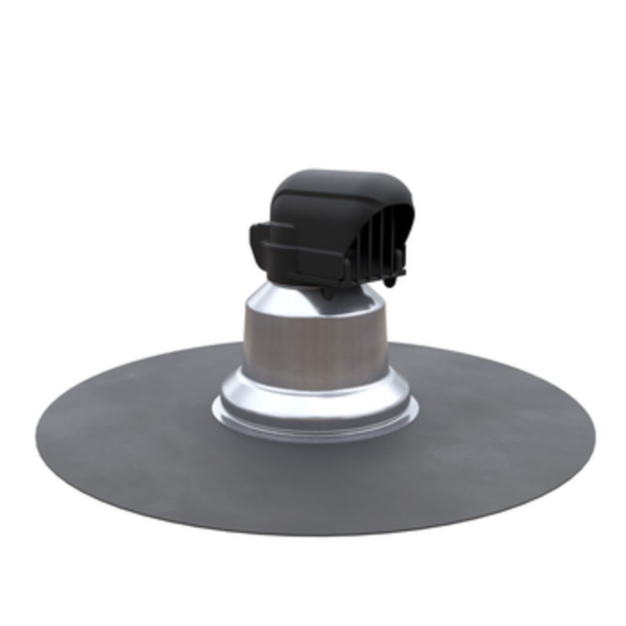 Kabel- en leidingdoorvoer plakplaat geisoleerd 50mm alu/Resitrix SK-W Ubbink