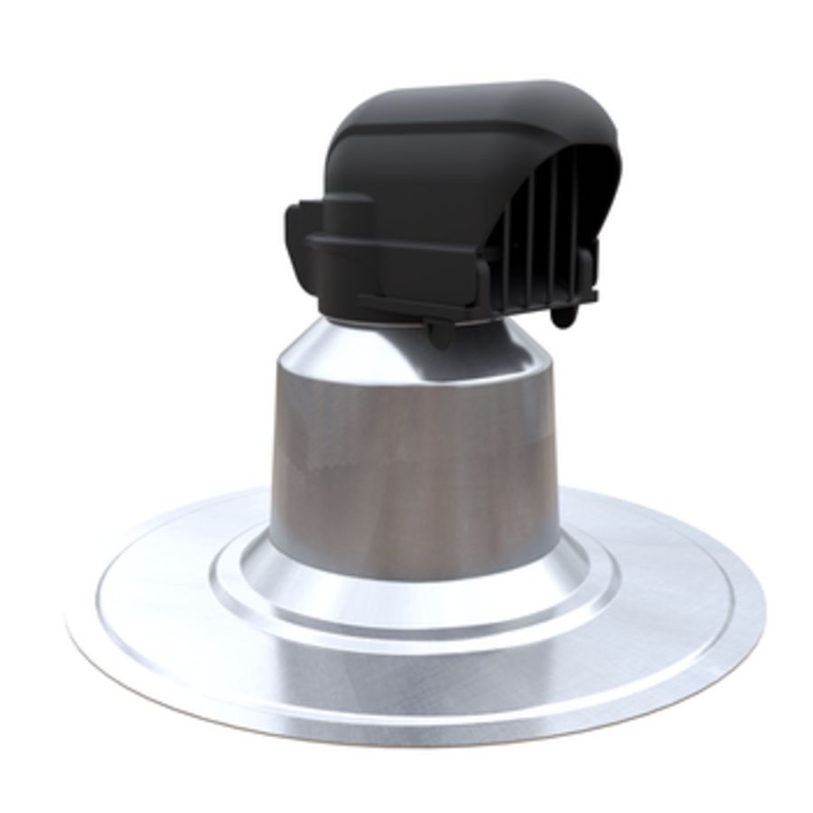 Kabel- en leidingdoorvoer plakplaat geisoleerd 50mm aluminium Ubbink