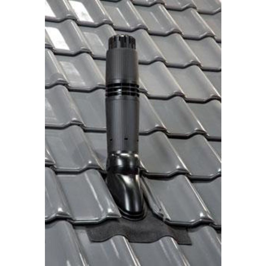 Doorvoerpan universeel Ubiflex UB 500x600mm 15-55° zwart 131 + schaal Ubbink