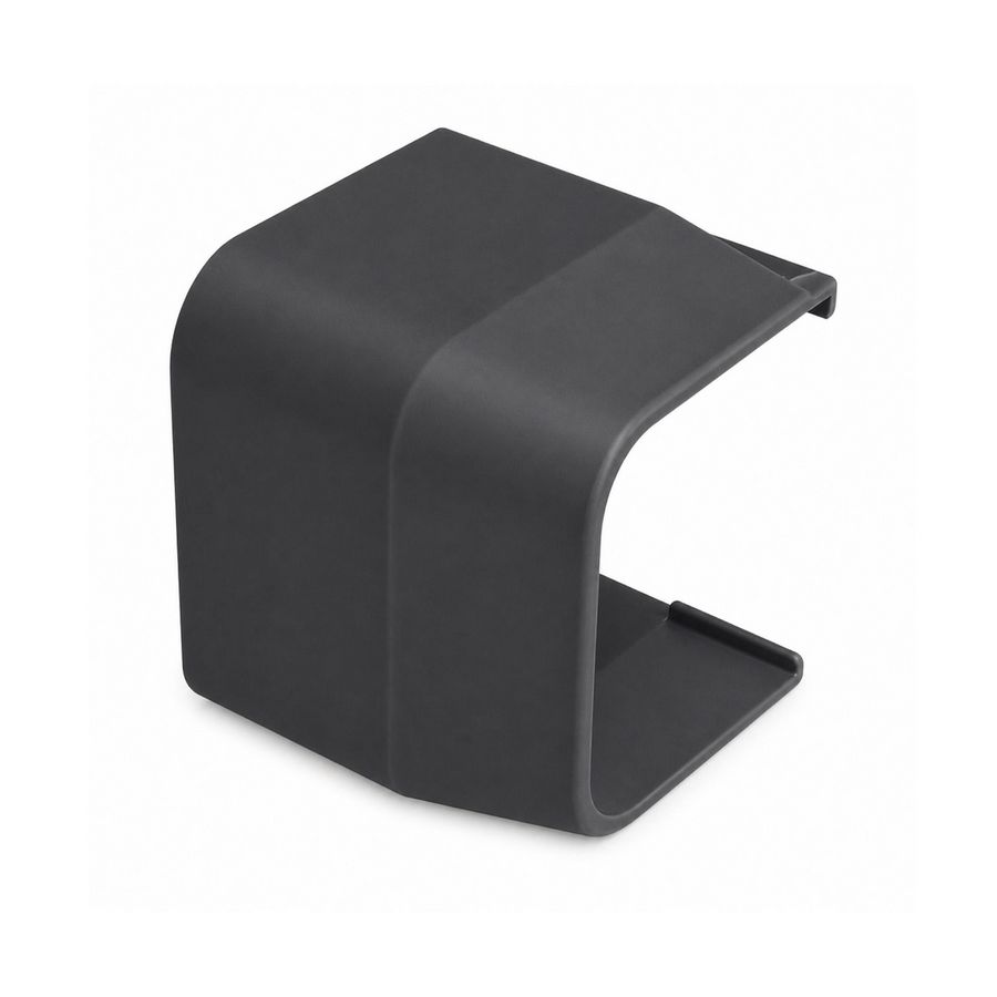 Verloopstuk 90X65mm antraciet grijs PVC RAL7016 Canalit