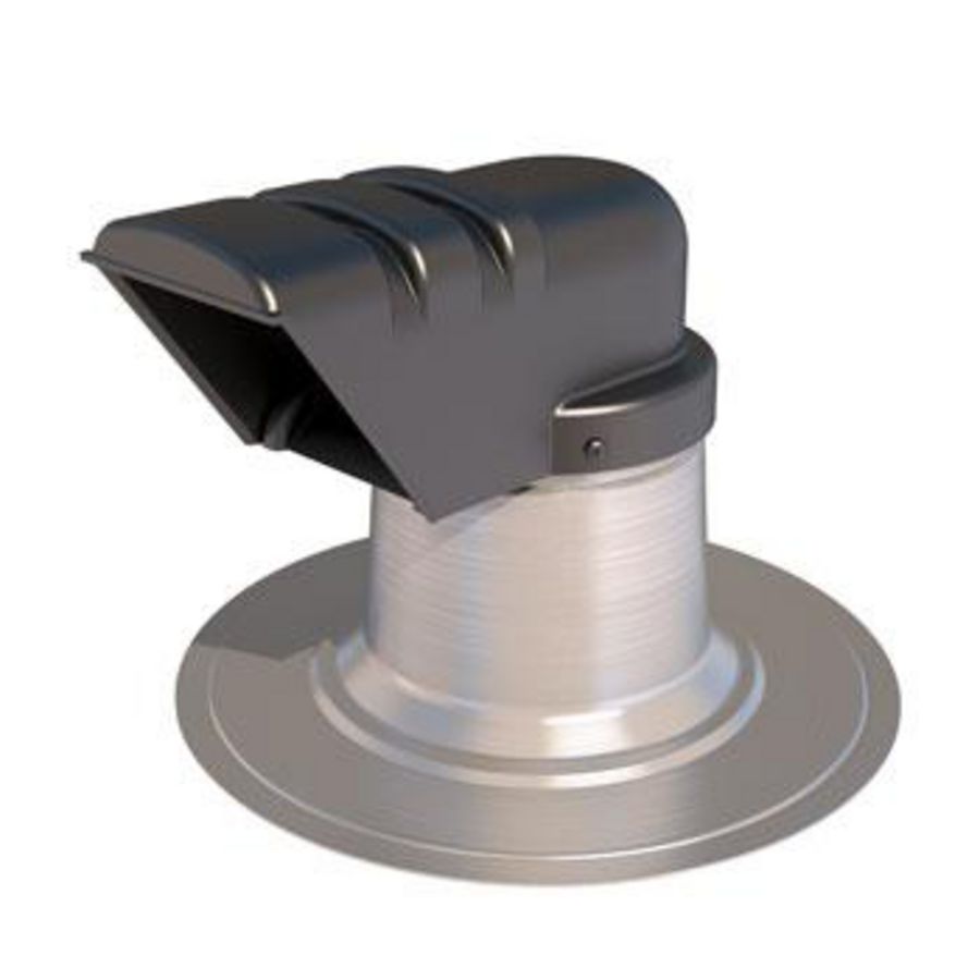 Kabel- en leidingdoorvoer plakplaat universeel 0° platdak Solar Ubbink
