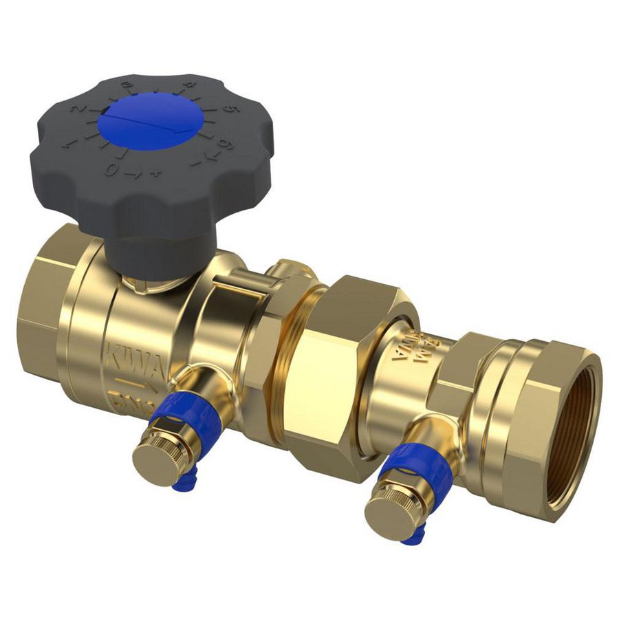 Terugstroombeveiliging EA met kogel en aftap 1.1/4"bn. k Raminex