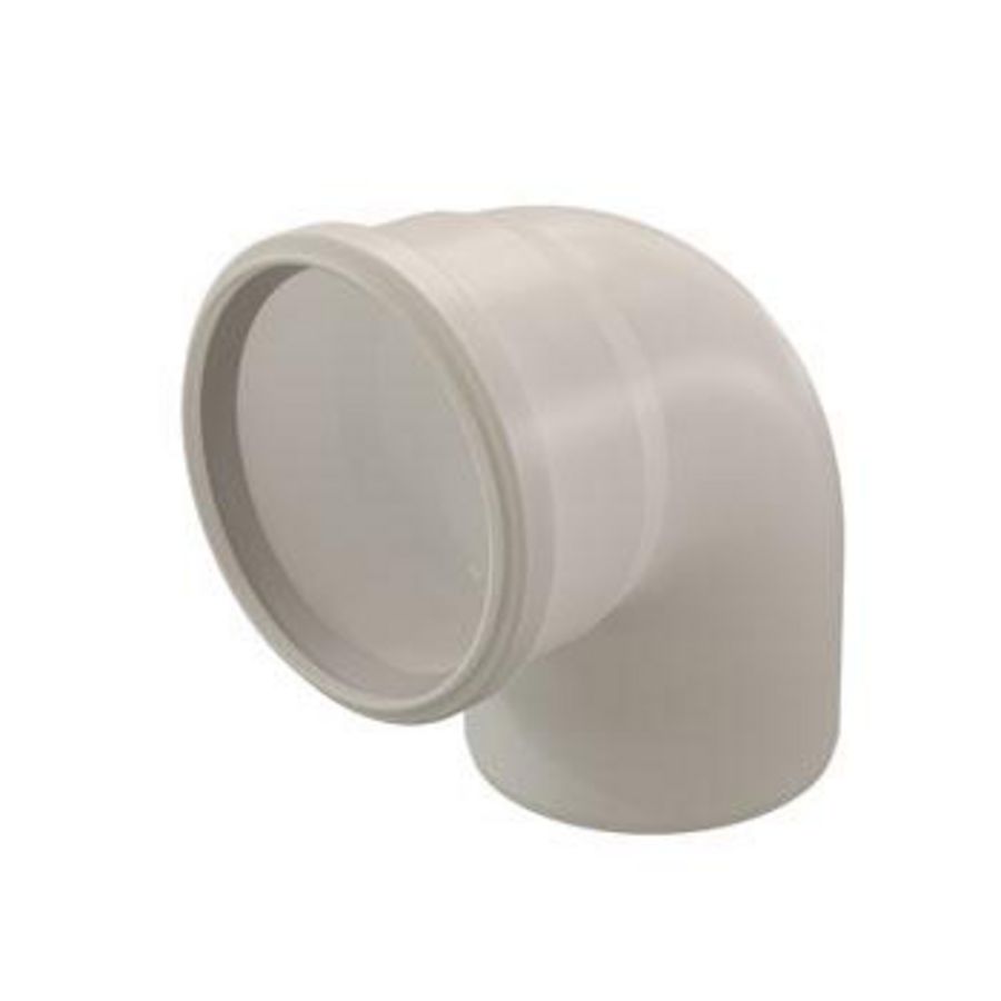 Bocht Rolux 87° star PP 110mm mof/spie transparant Ubbink