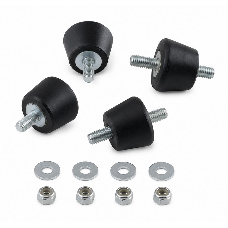 Zak a 4st. trillingdemper 90kg 44X26mm M8 Canalit