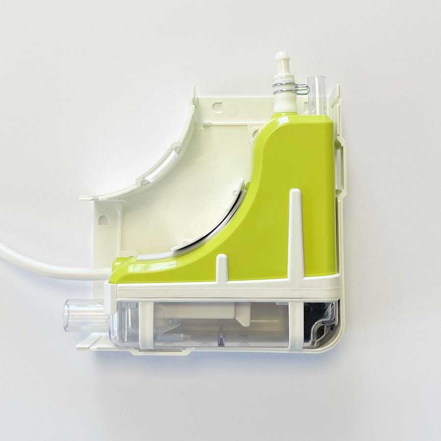 Condenswaterpomp Silent+ Mini Lime in SpeediDuct goot wit Aspen