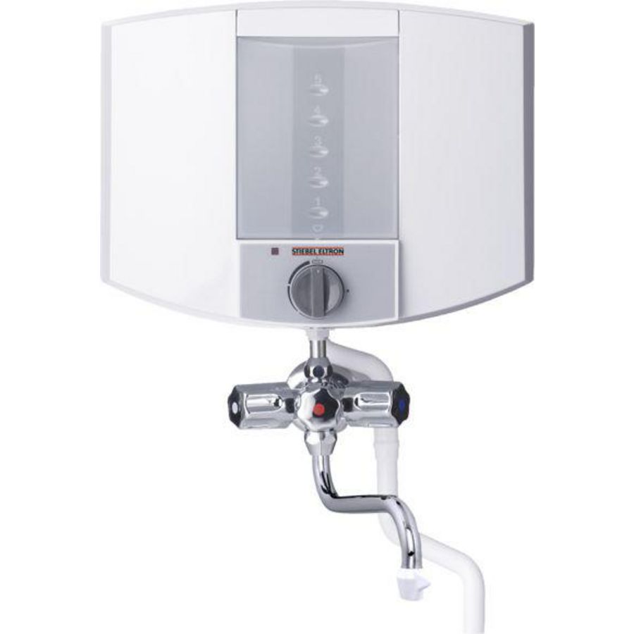 Close-up heetwatertoestel EBK5 KA 5liter met mengkraan chroom (koud, warm en kokend water) STIEBEL ELTRON