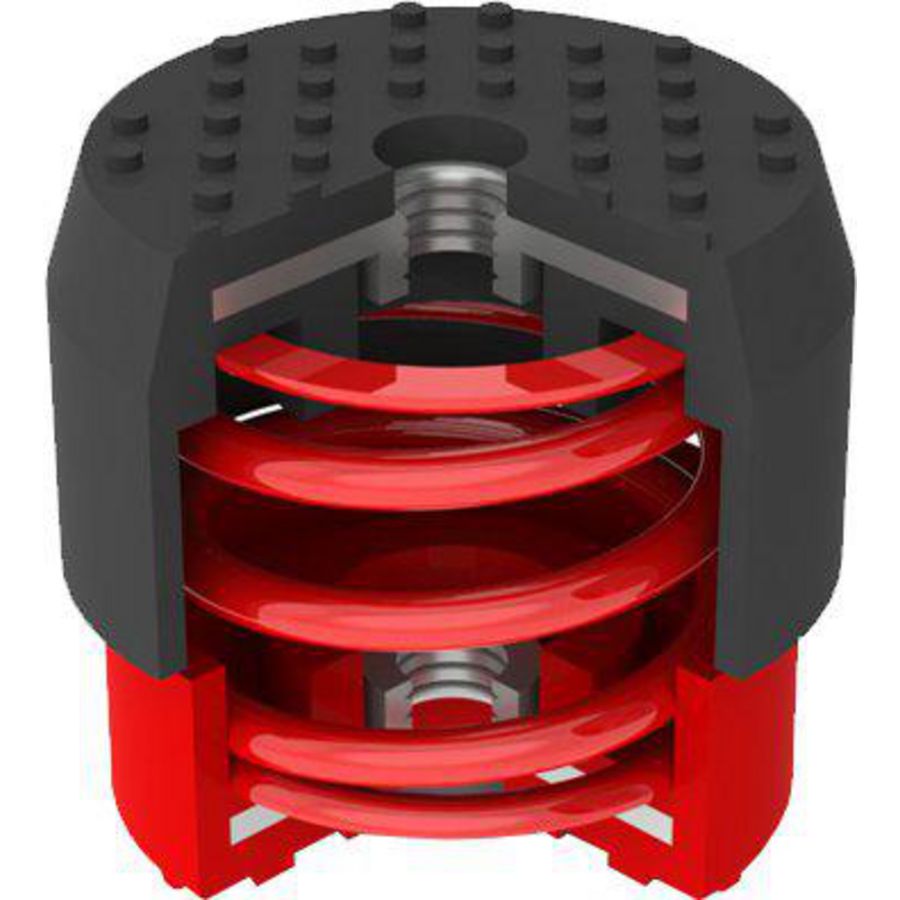 Set a 4 stuks trillingdempers CBaMNaM max. 120 kg Soleco