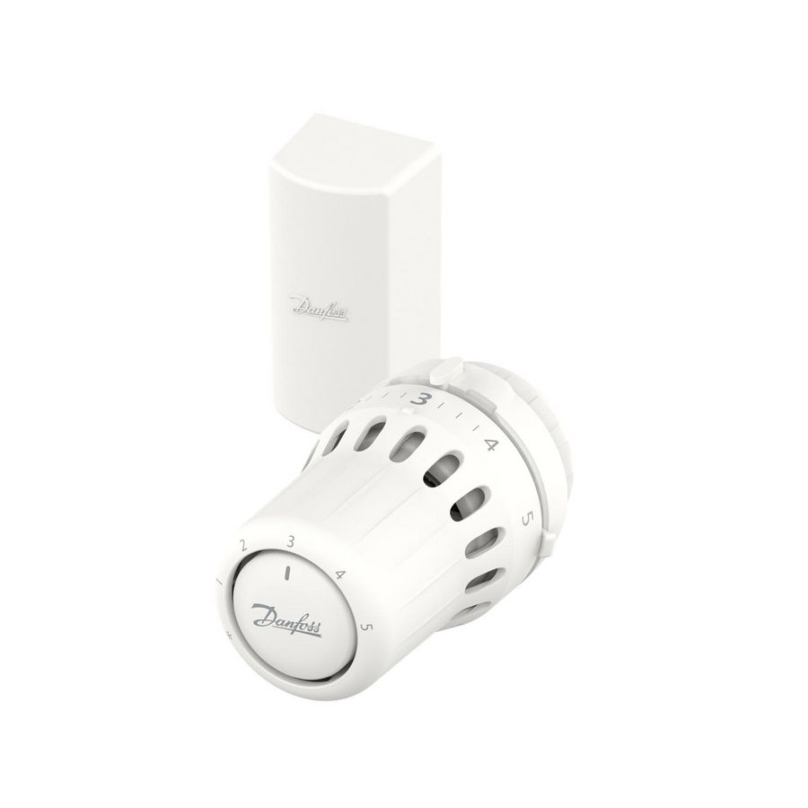 Thermostaatknop REACT RA voeler op afstand 2m. capillair 8-28°C. incl. diefstalbev. Danfoss