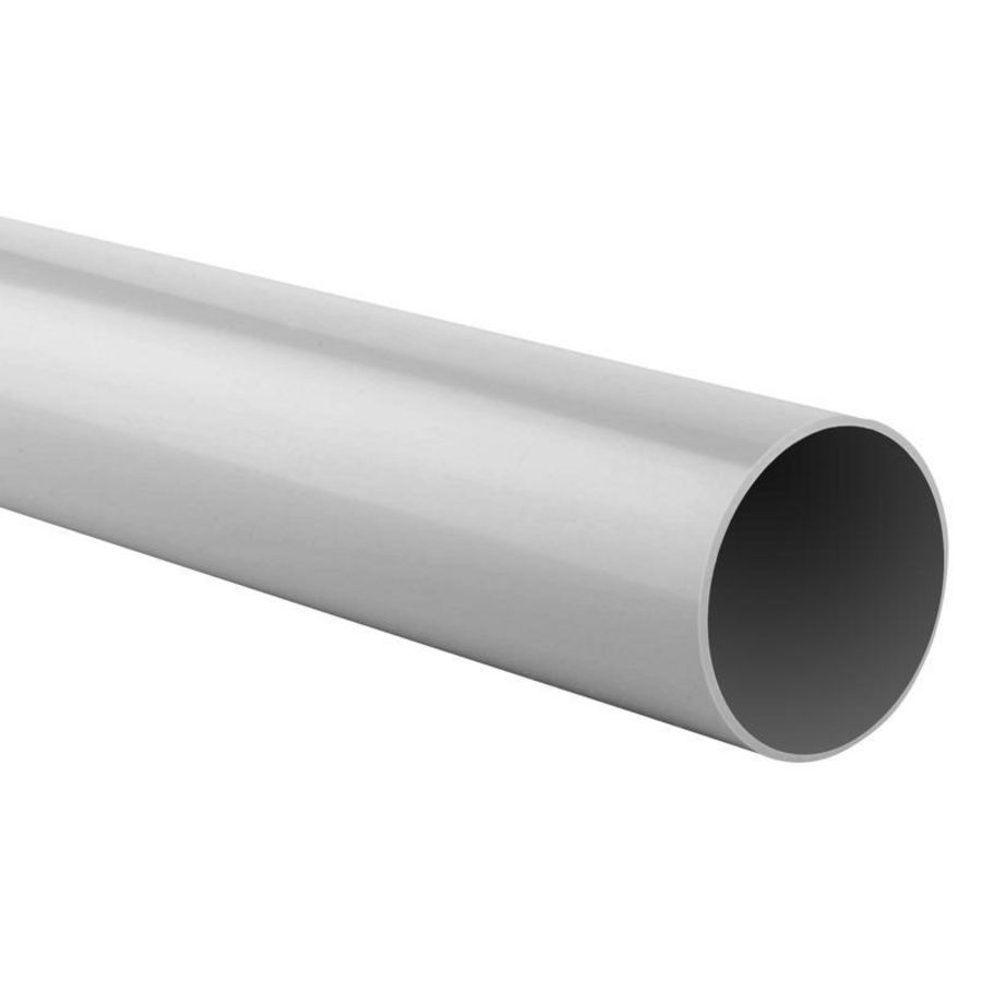 Lengte a 6mtr. PVC HWA Buis 80x1,5mm wit KOMO Wavin