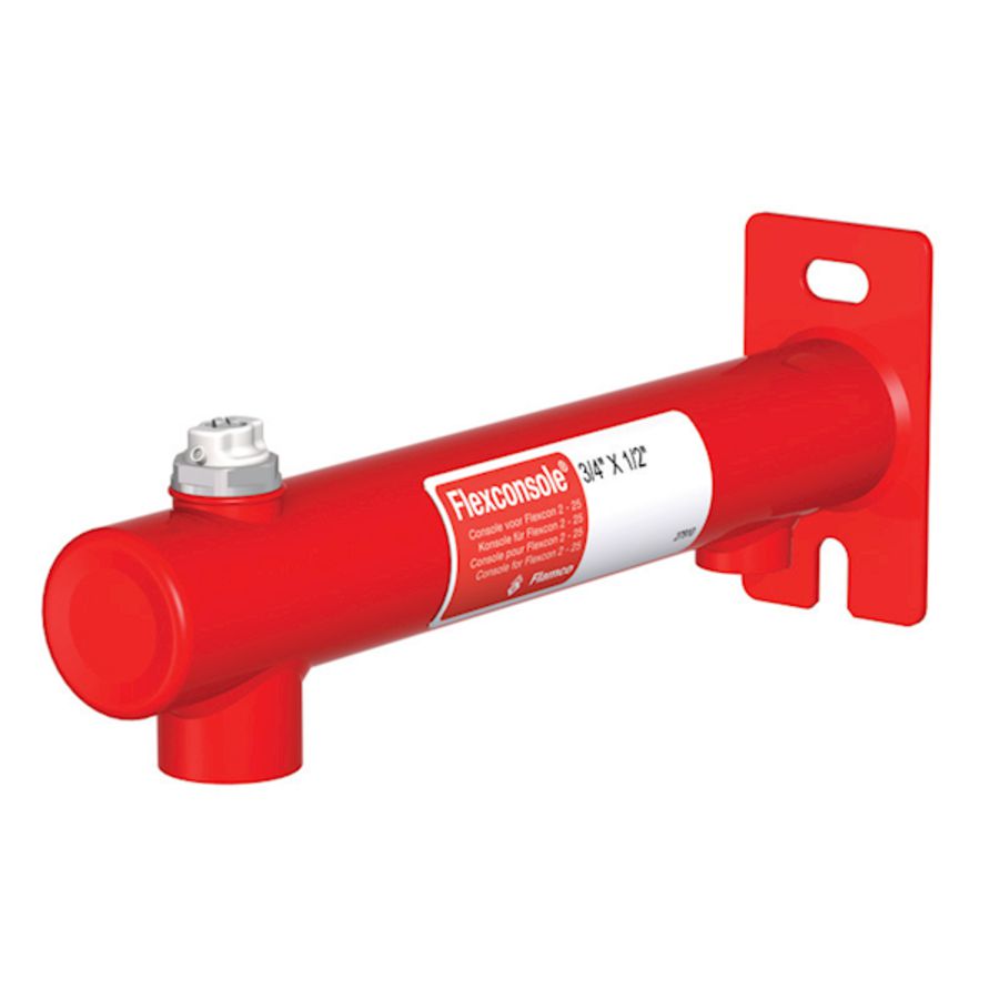 Expansievatconsole Flexconsole rood 3/4"+1/2"+ ontl. 1/2 Flamco