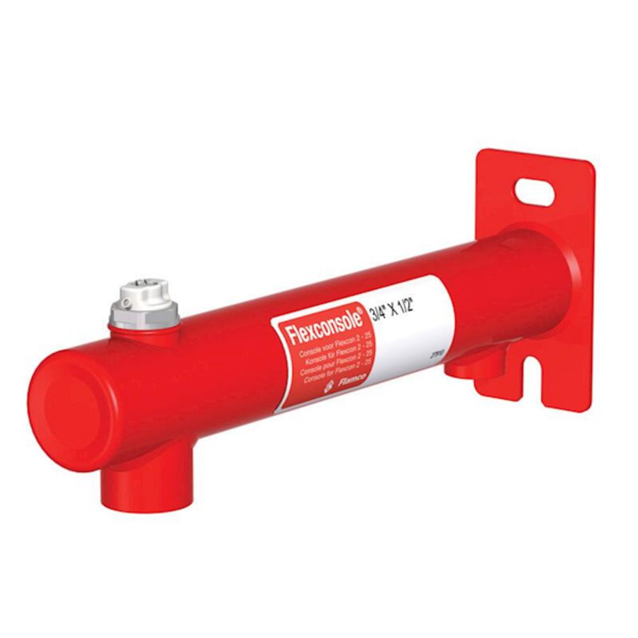 Expansievatconsole Flexconsole rood 3/4"+1/2"+ ontl. 1/2 Flamco