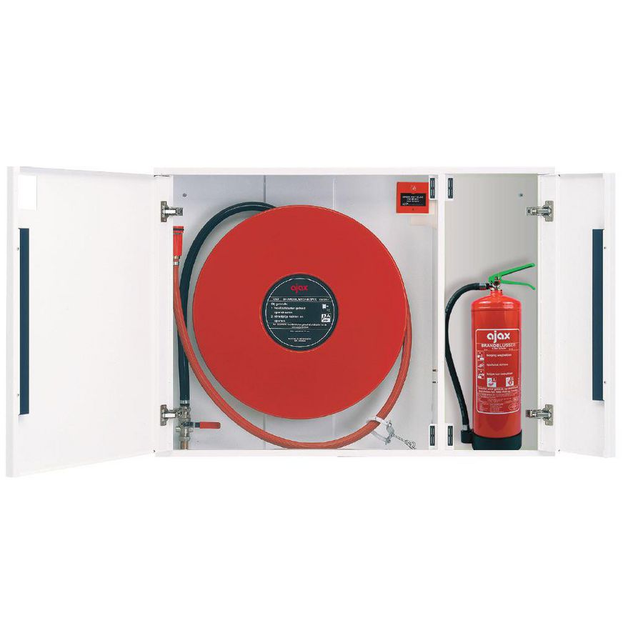 Varigrip haspelkast Combi 790x1090x225mm scharnier rechts met meldervak 87x87mm excl. montageset Ajax