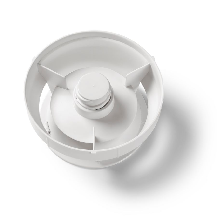 Hoekafsluiter / luchtstroomafsluiter ø125mm tbv NoShow ventilatieventiel VentWorks