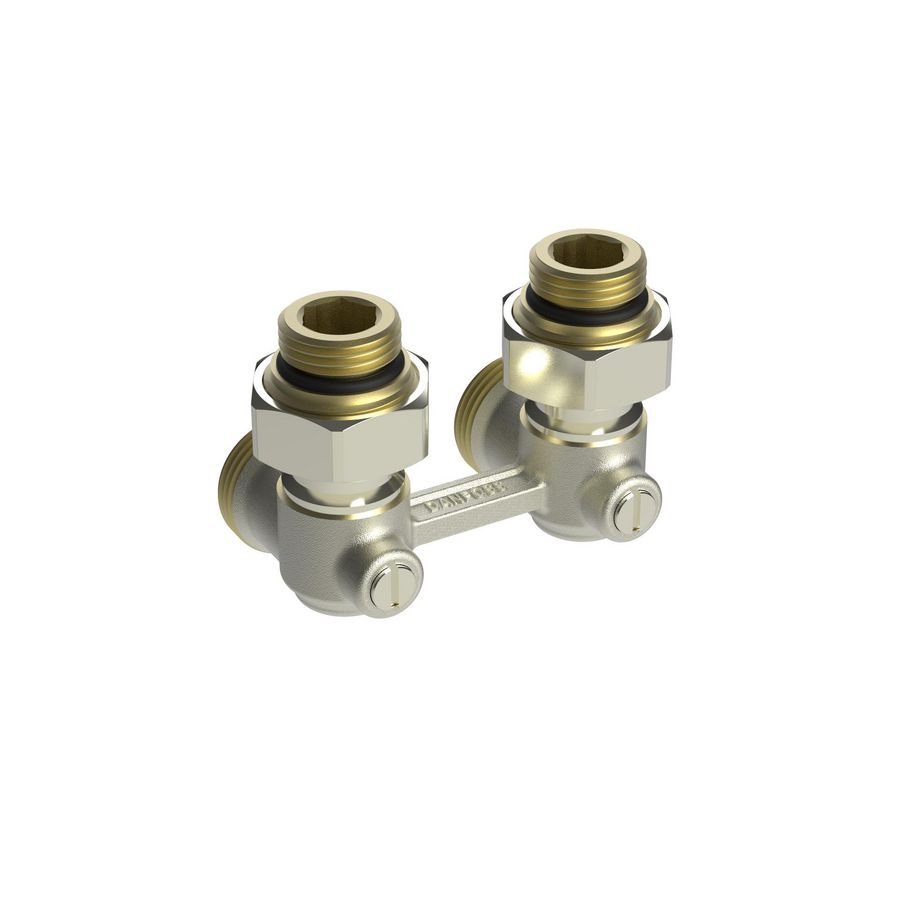 H-onderblok type RLV-KB 1/2" DN15 haaks Danfoss