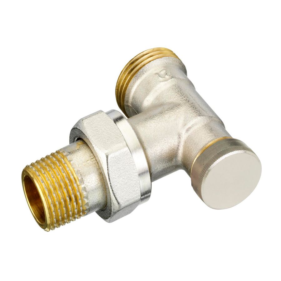 RLV-S voetventiel 1/2" DN15 haaks buitendraad VVE=10 Danfoss