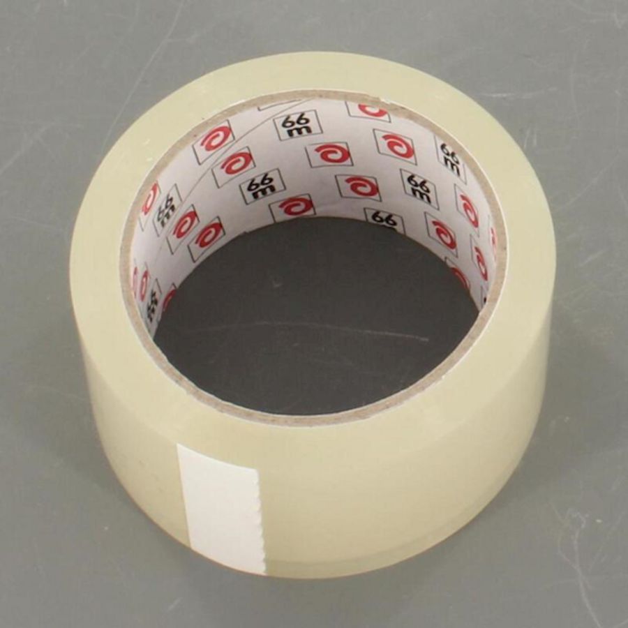 Rol a 66mtr. plakband 50mm transparant Albrand