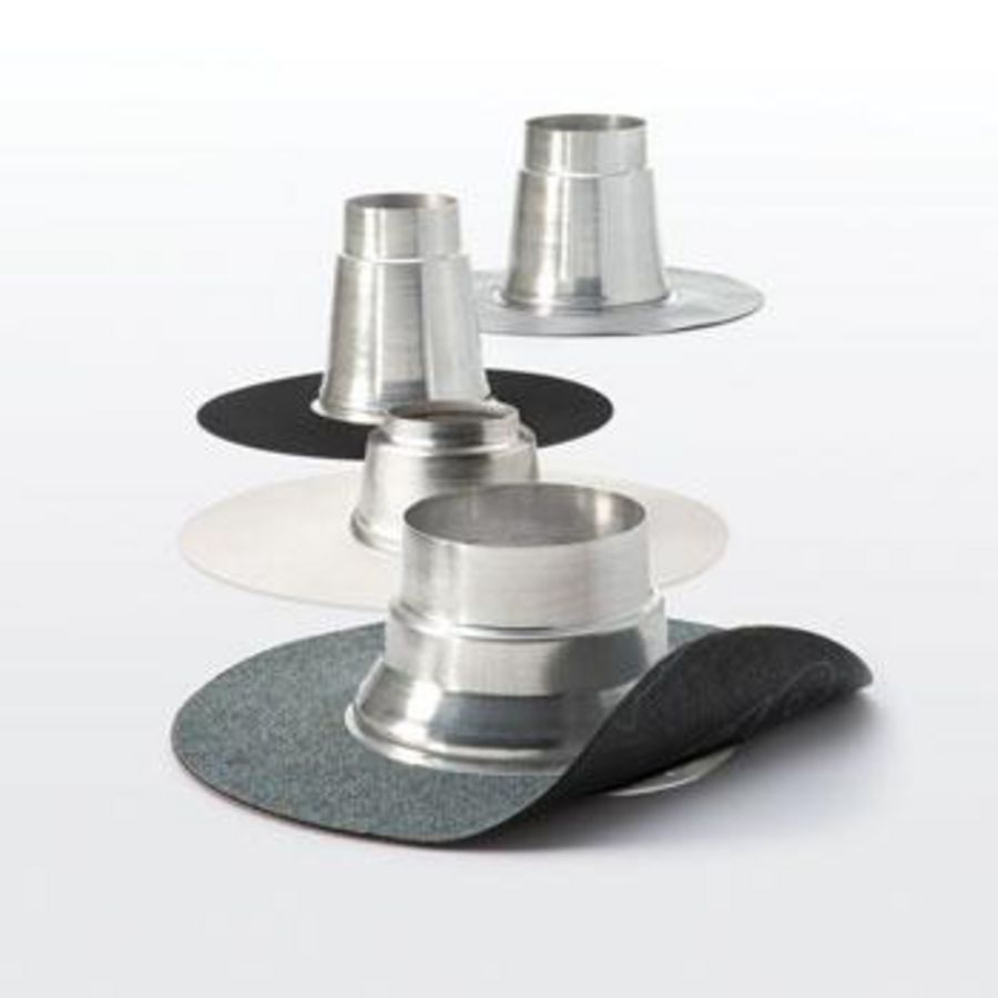 Plakplaat WaterpRoof 170/H150 R166-V166 incl. Armourplan SM rondel (PVC) Ubbink