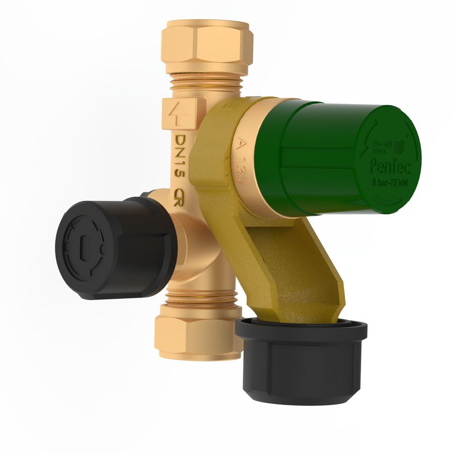 Inlaatcombinatie DUCO UBIC 15mm knel 8bar k PenTec