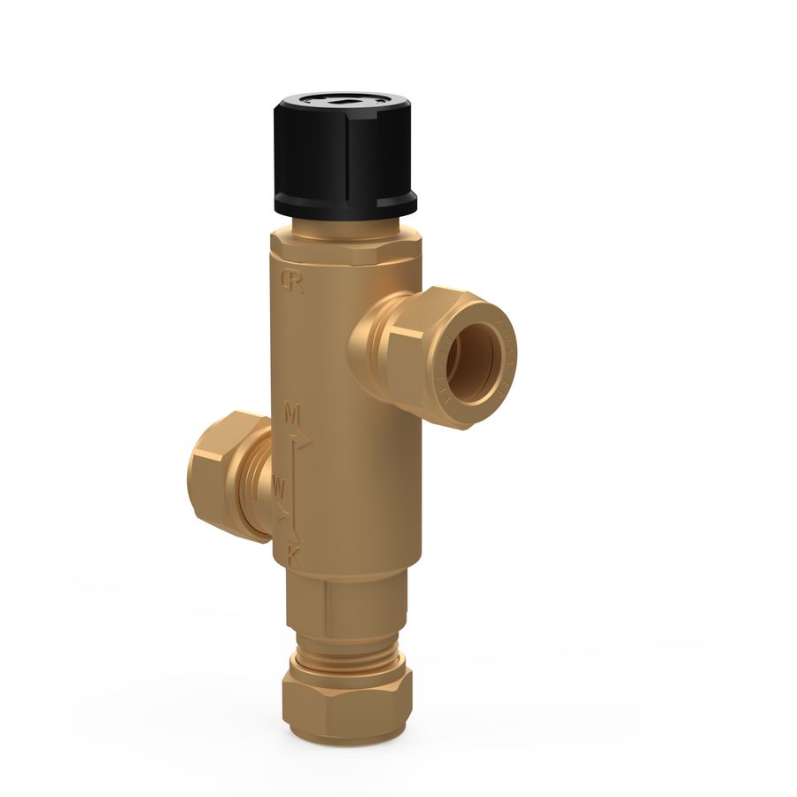 Thermostatisch mengventiel DUCO Mix 30-70°C 15mm knel PenTec