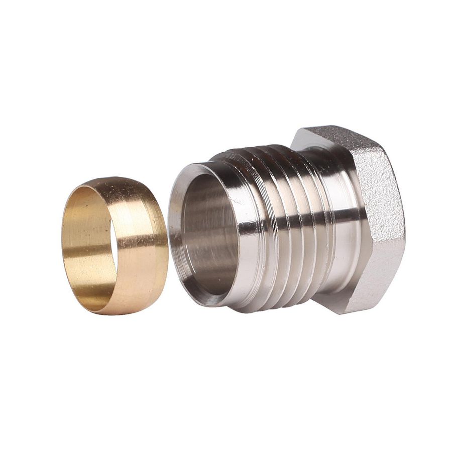 Klemset staal/CU 1/2" x 15mm Danfoss