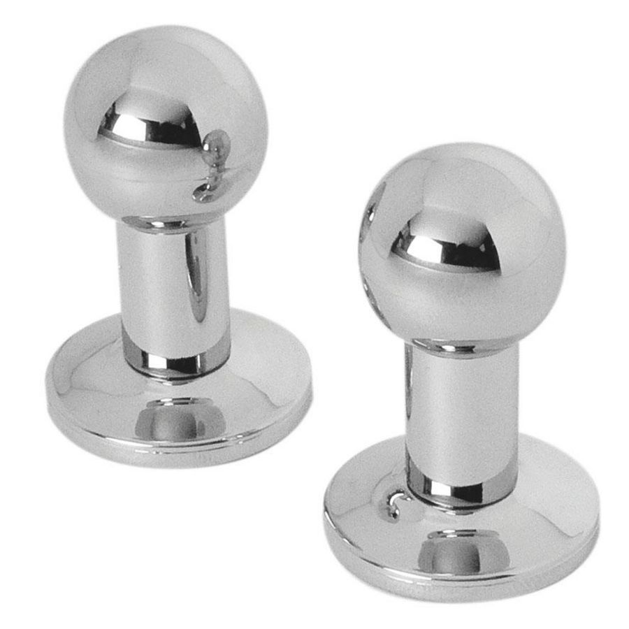 Set a 2st. handdoekknoppen chroom DRL