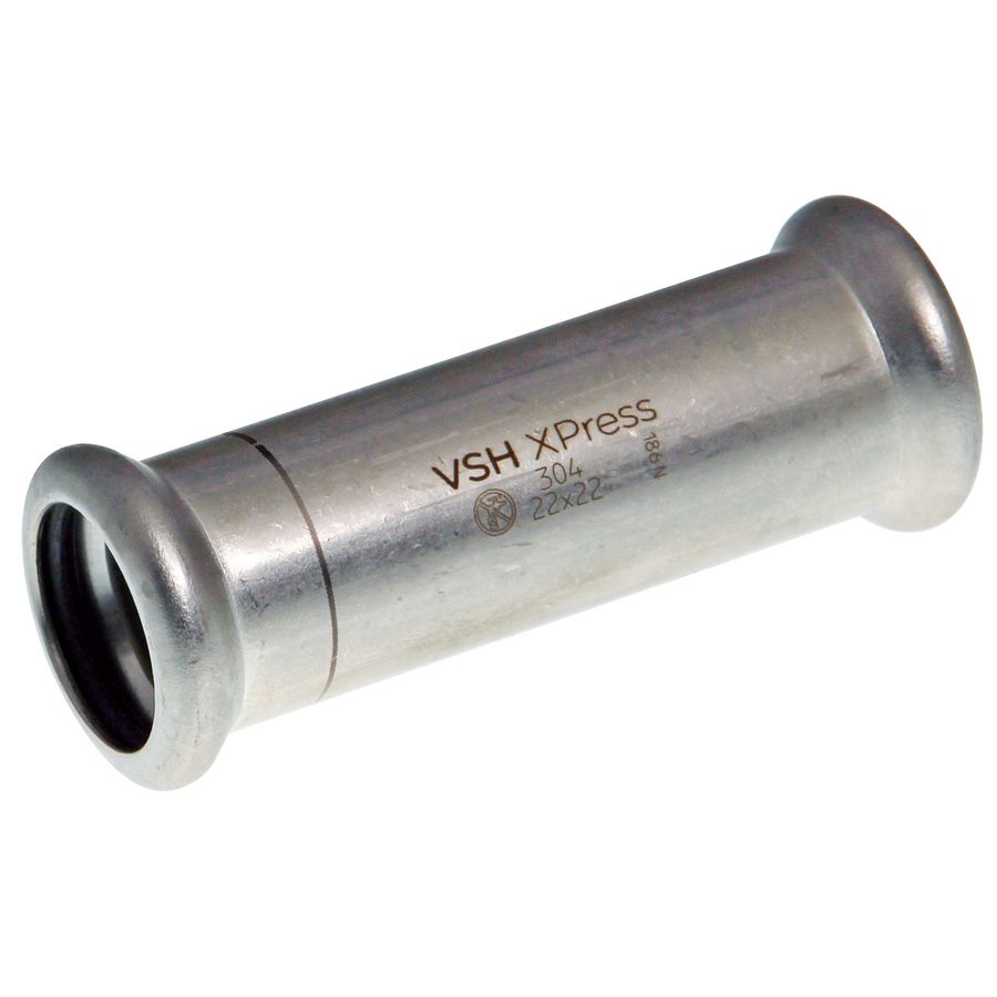 Schuifsok / reparatiekoppeling Xpress RVS 304 (1.4301) 42mm R2403 (test cth) VSH