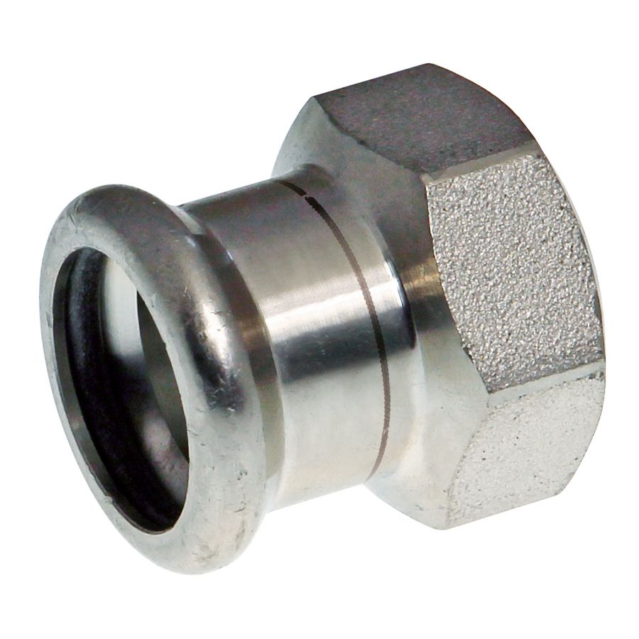 Schroefbus recht Xpress RVS 304 (1.4301) 22x1/2"bn. R2402 (test cth) VSH