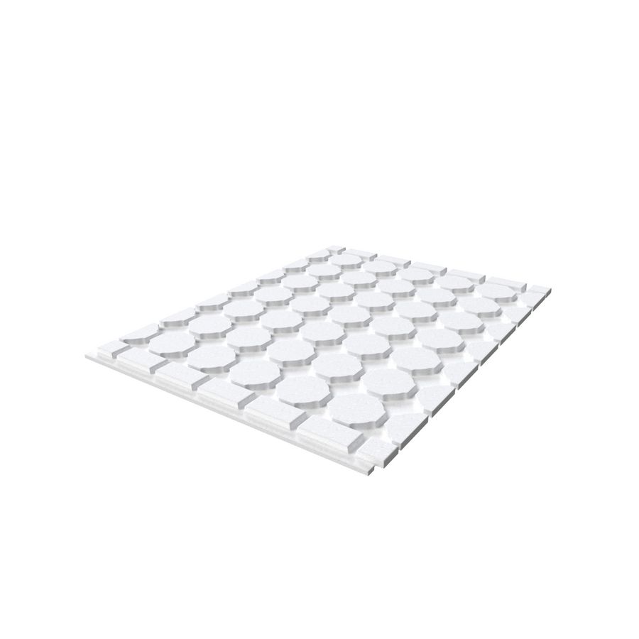 Set a 10 structuurplaten DRYFLOOR 25mm 102,5x77cm (7,5m²) MAGNUM