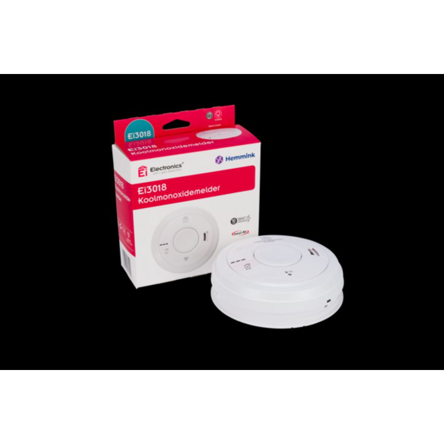 CO-melder EI3018 230V 10-jaars lithium backup AudioLINK Ei Electronics