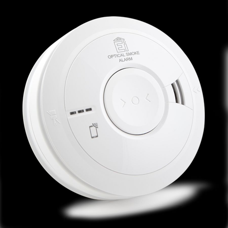 Rookmelder opt EI3016RF 10jr lit back stofc AudioLINK draadl Ei Electronics