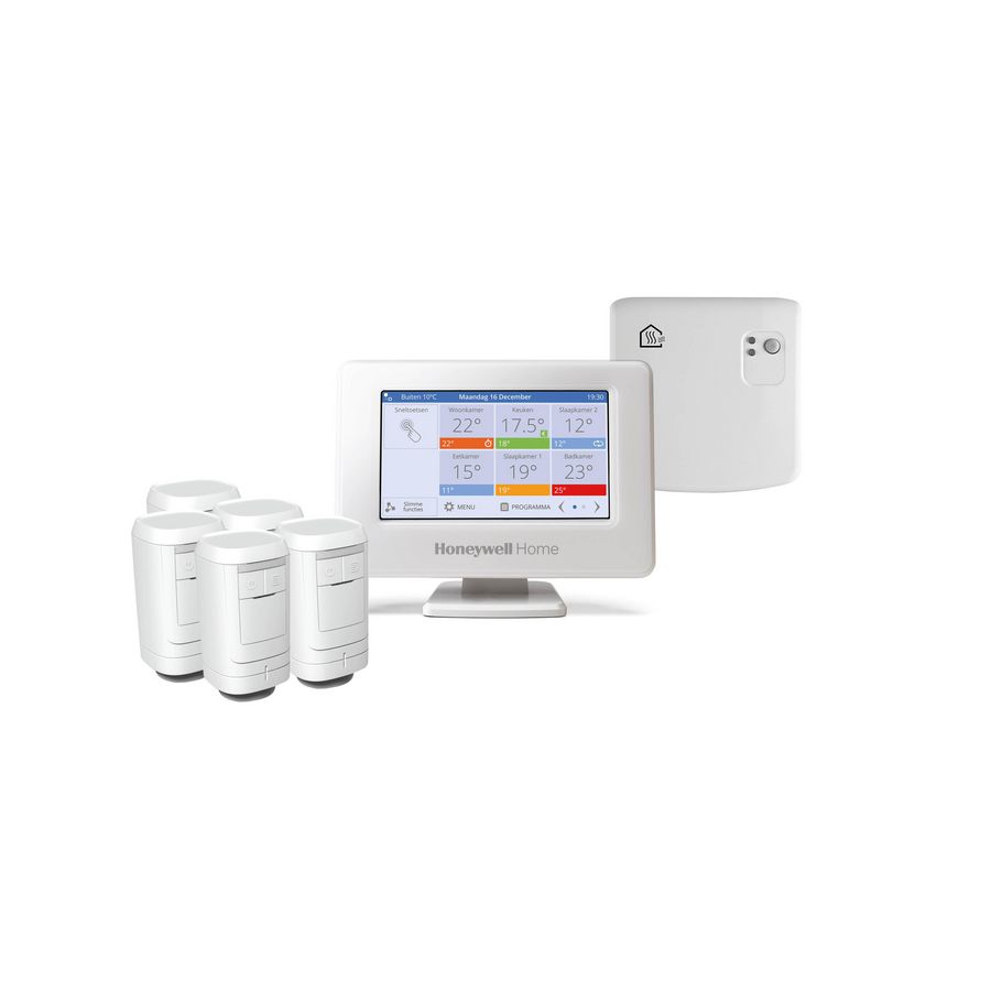 Evohome Wi-Fi colour zoneregeling 5-zone ketelaansturing aan/uit incl. 5 knoppen HR91 Resideo