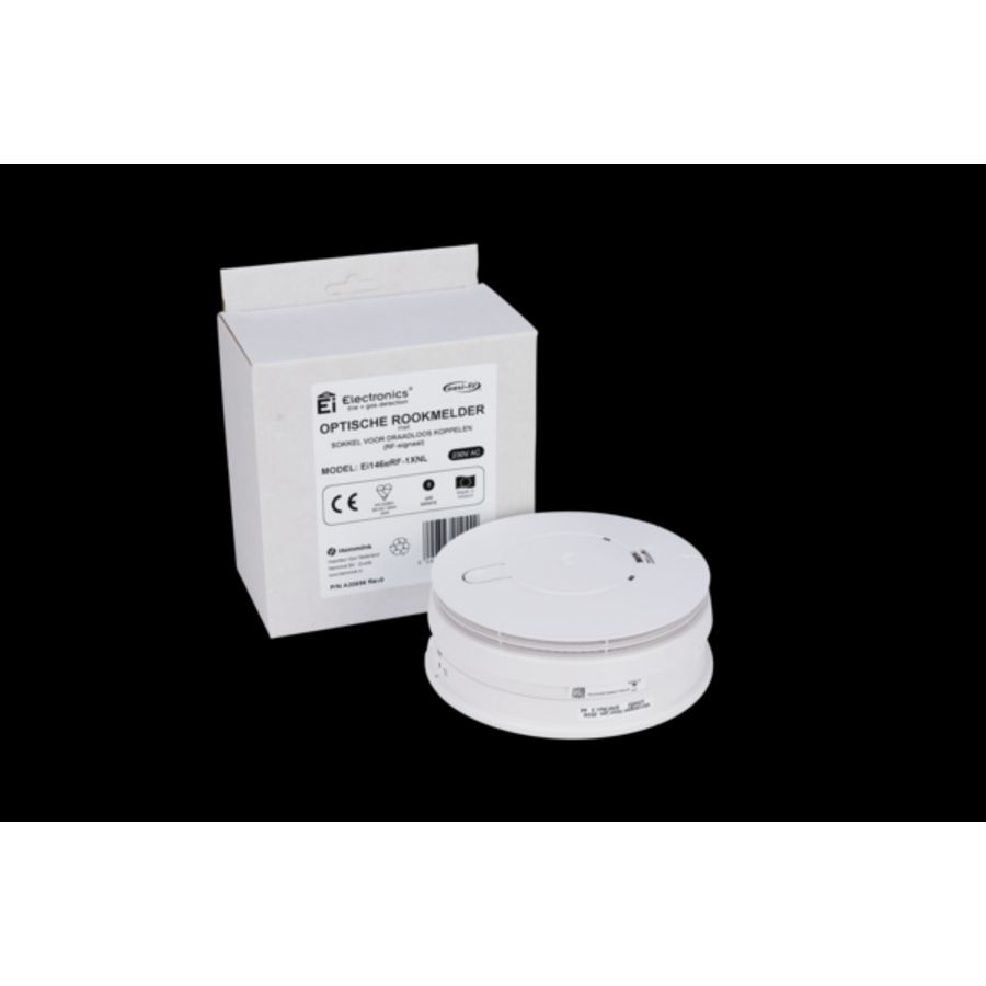Rookmelder optisch Evolution Ei146eRF 230V back-up draadloos koppelbaar (RF) Ei Electronics
