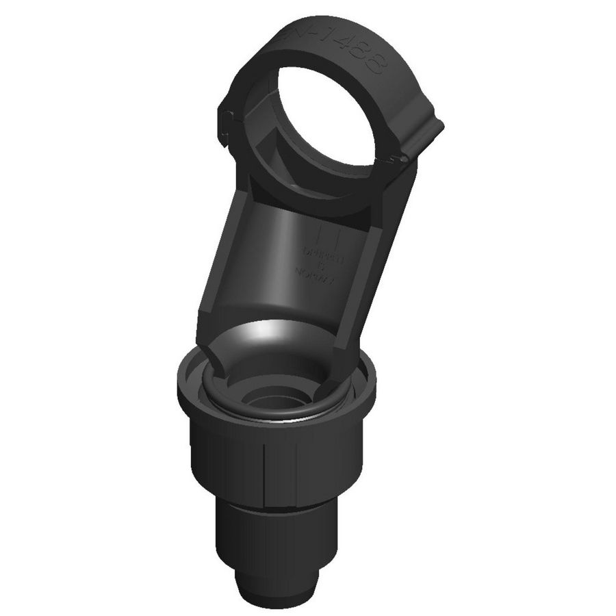 Losse trechterset (zwart) tbv inlaatcombinatie DUCO DN15 incl. knelbus 15/16mm PenTec