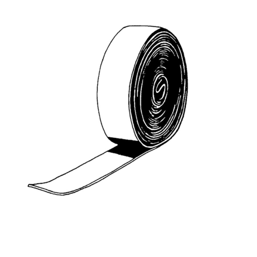 Rol a 25m. Randisolatie PE folie 8x150mm REHAU