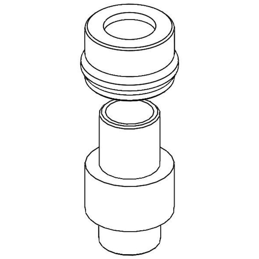 Serviceset inlaatcombinatie PenTec/DUCO (knelbus 15mm+adapter flex 16mm) PenTec