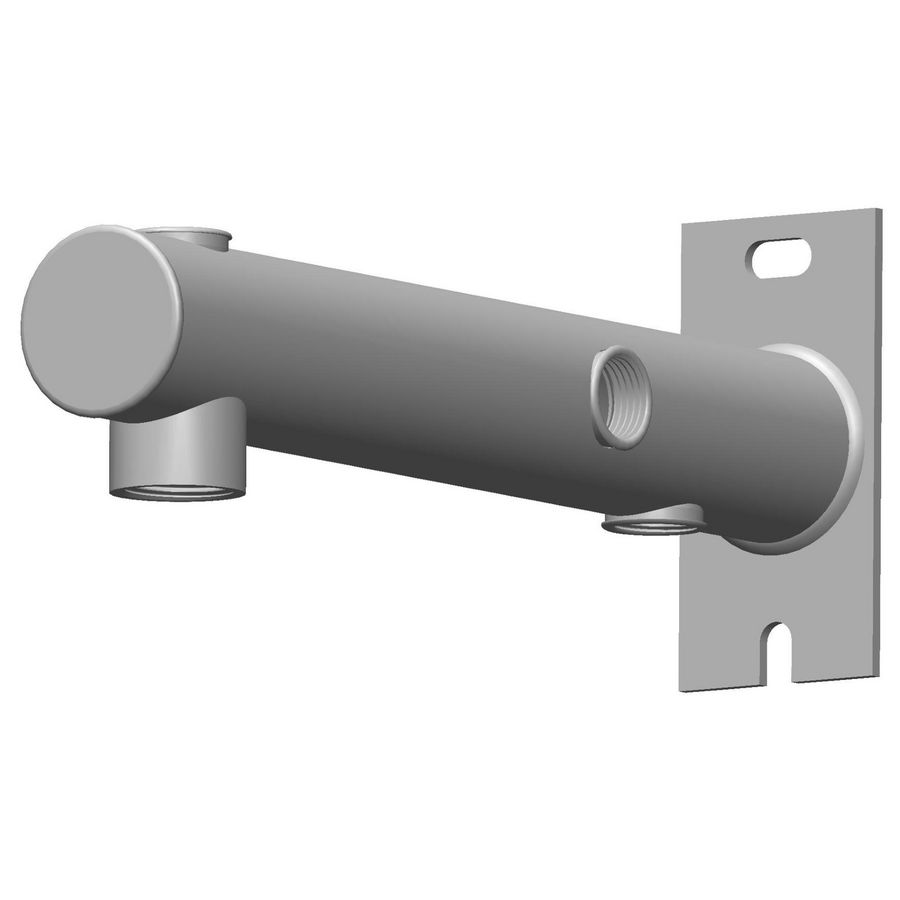 Expansievatconsole DUCOnsole rond grijs 3x1/2"+3/4" PenTec