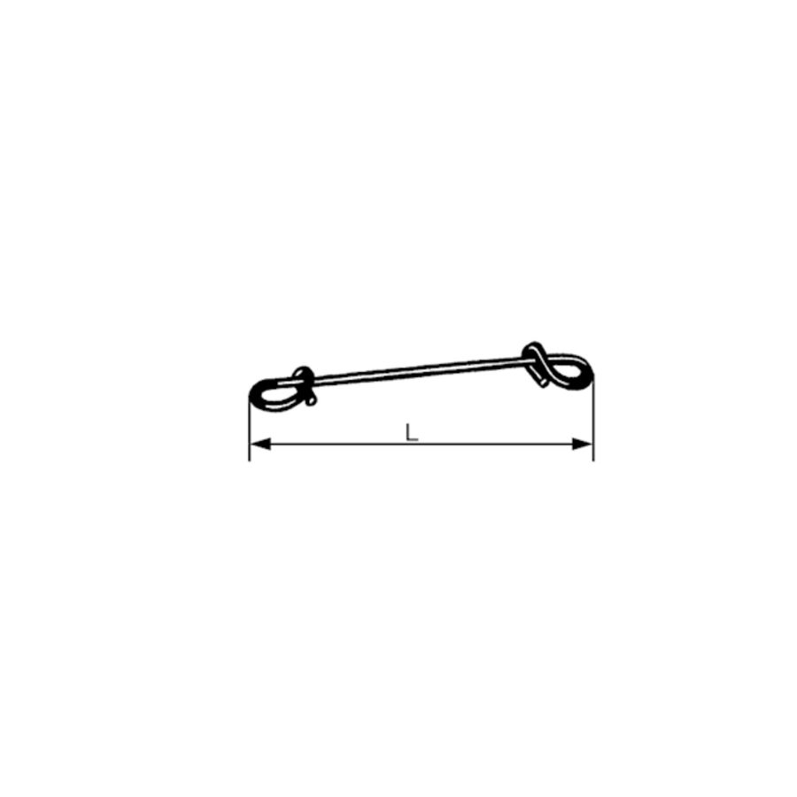 Zak a 100st. Mattenbinders 100mm REHAU