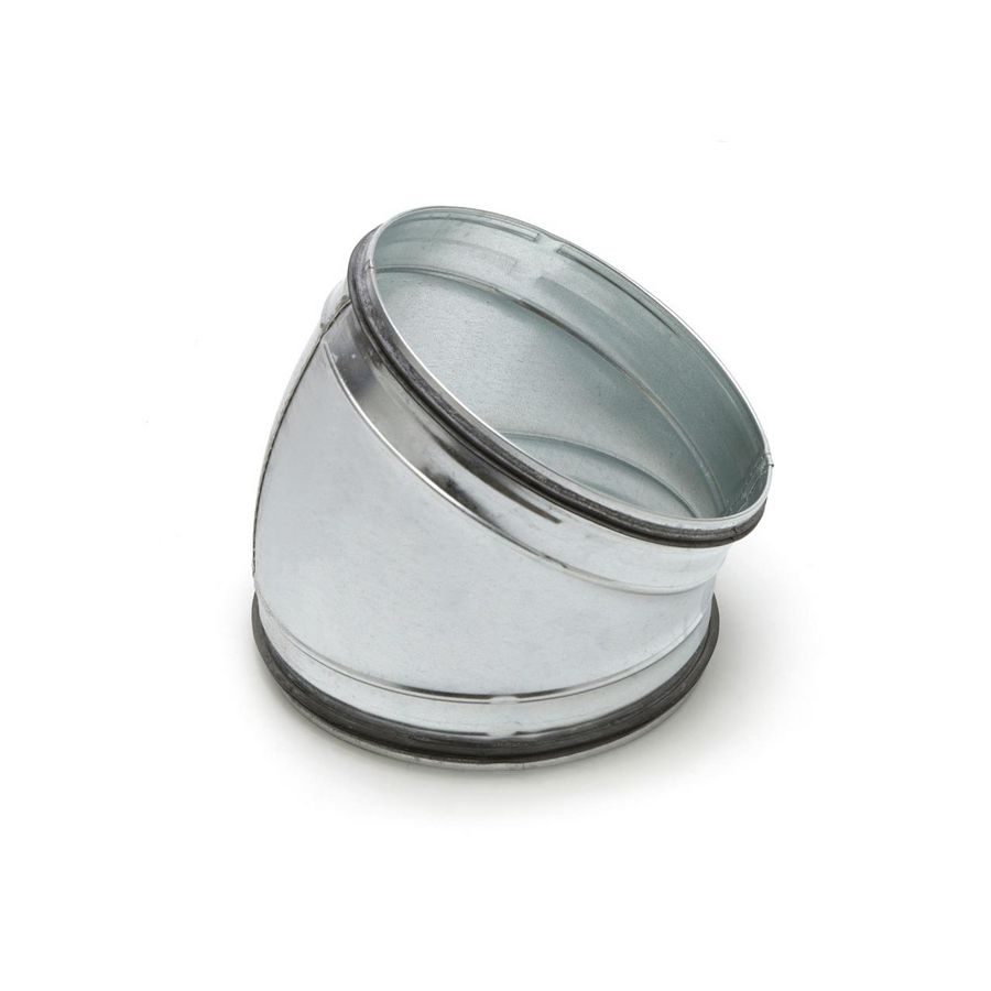 Bocht geperst GB3 30° 125mm R=1xD vv KEN-LOK Air Spiralo