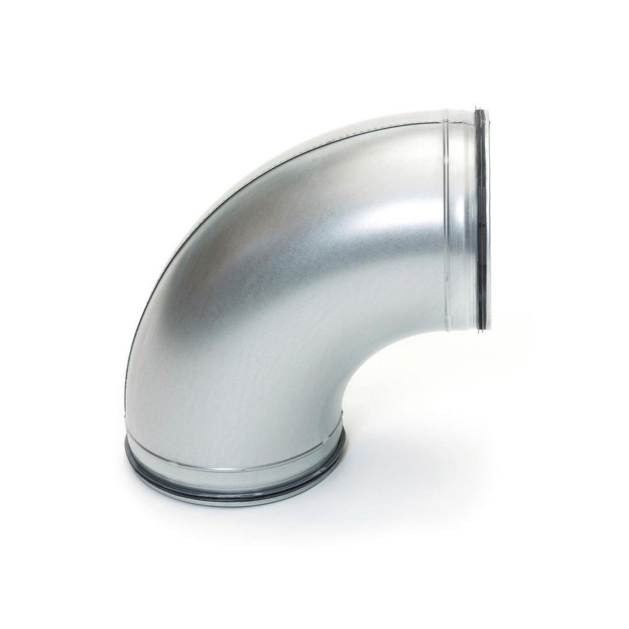 Bocht geperst GB9 90° 125mm vv KEN-LOK Air Spiralo
