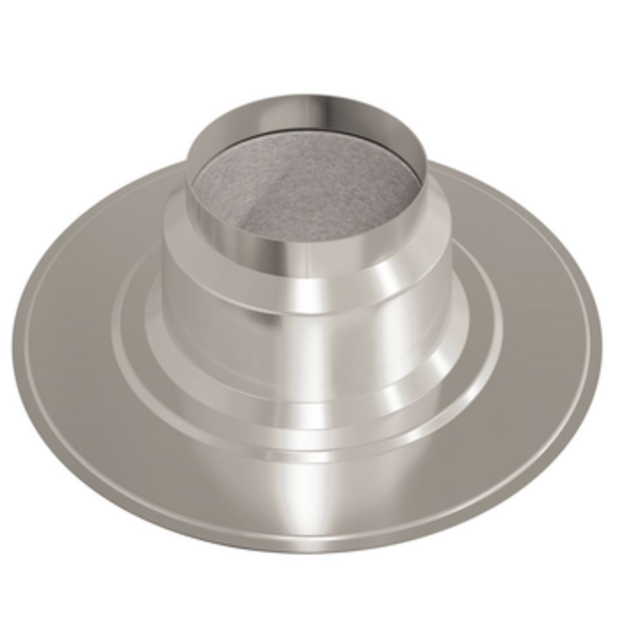 Plakplaat geïsoleerd aluminium 166mm 0° Ubbink