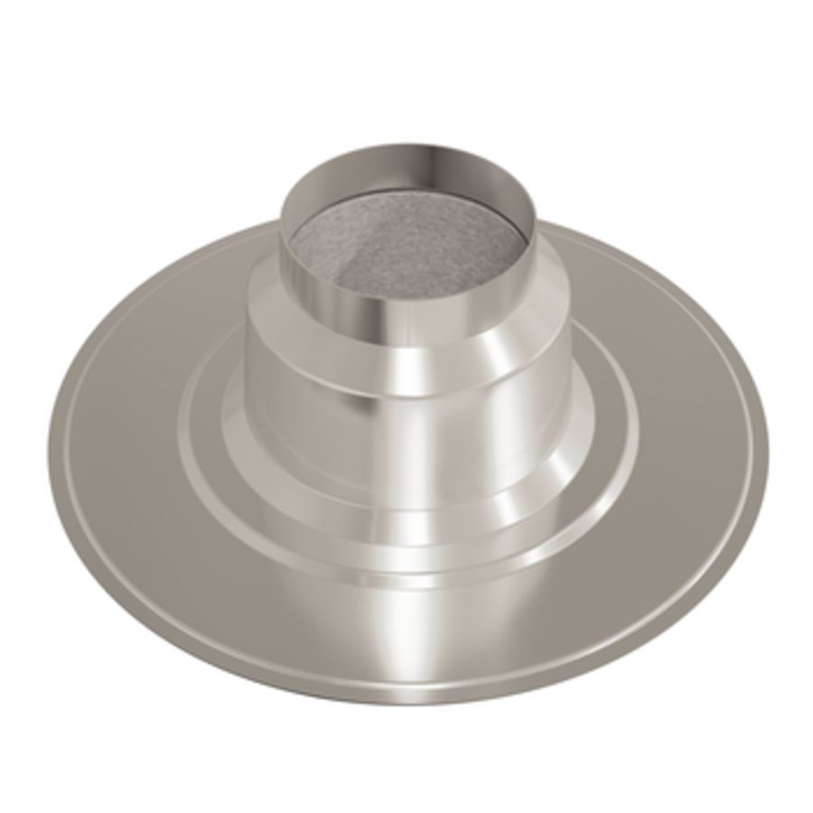 Plakplaat geïsoleerd aluminium 131mm 0° Ubbink