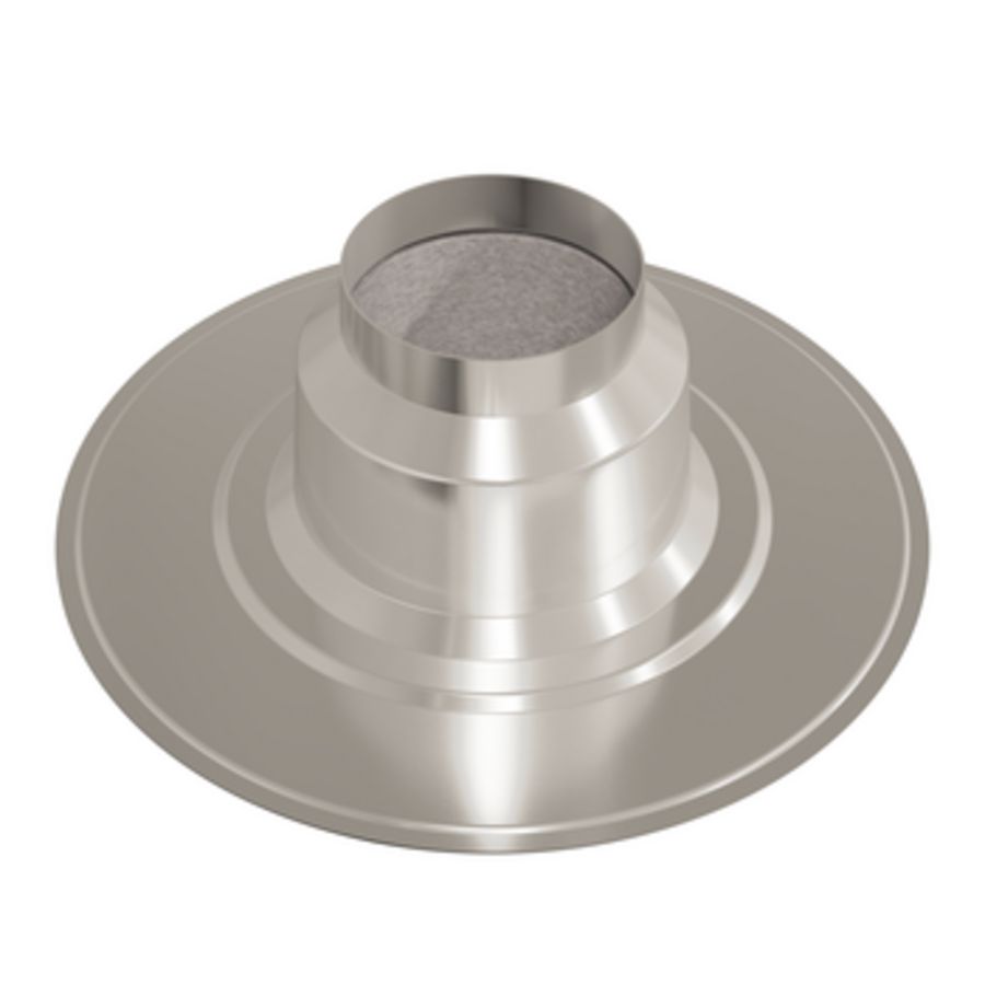 Plakplaat geïsoleerd aluminium 125mm 0° Ubbink