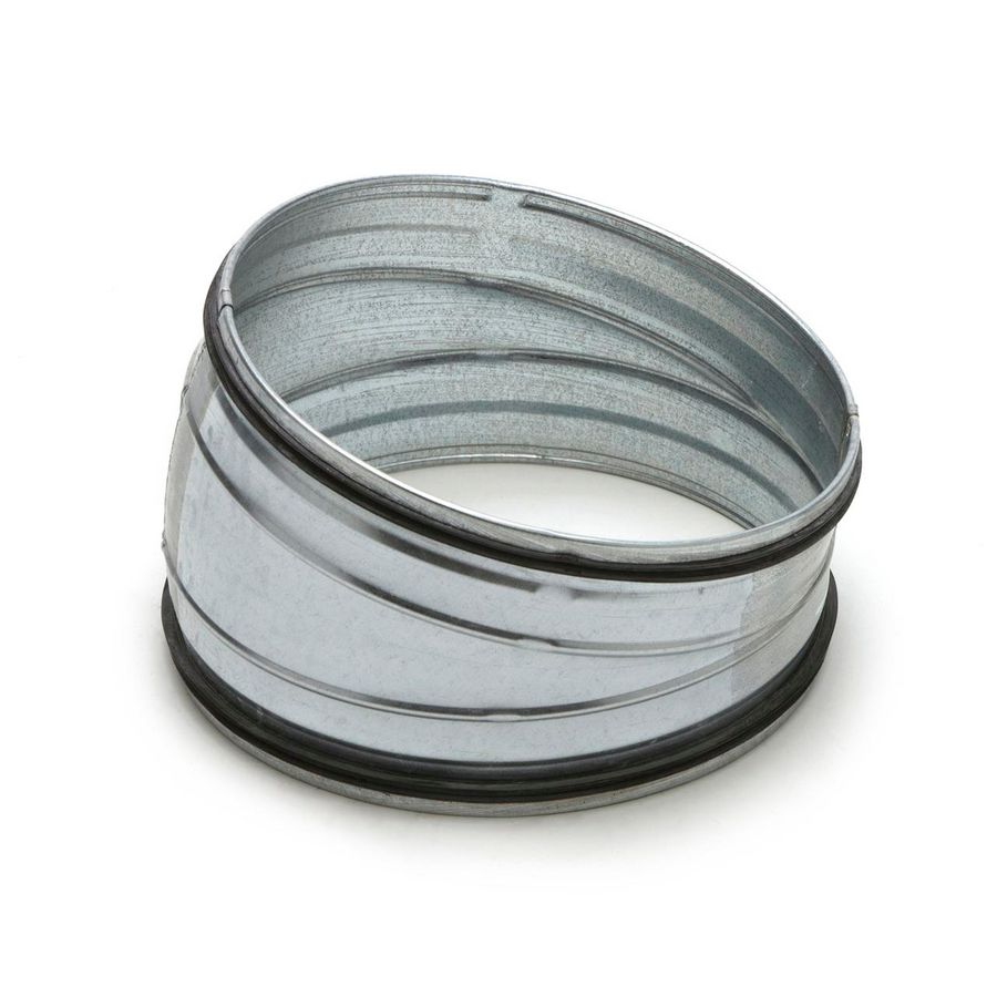 Bocht geperst GB1 15° 125mm R=1xD vv KEN-LOK Air Spiralo